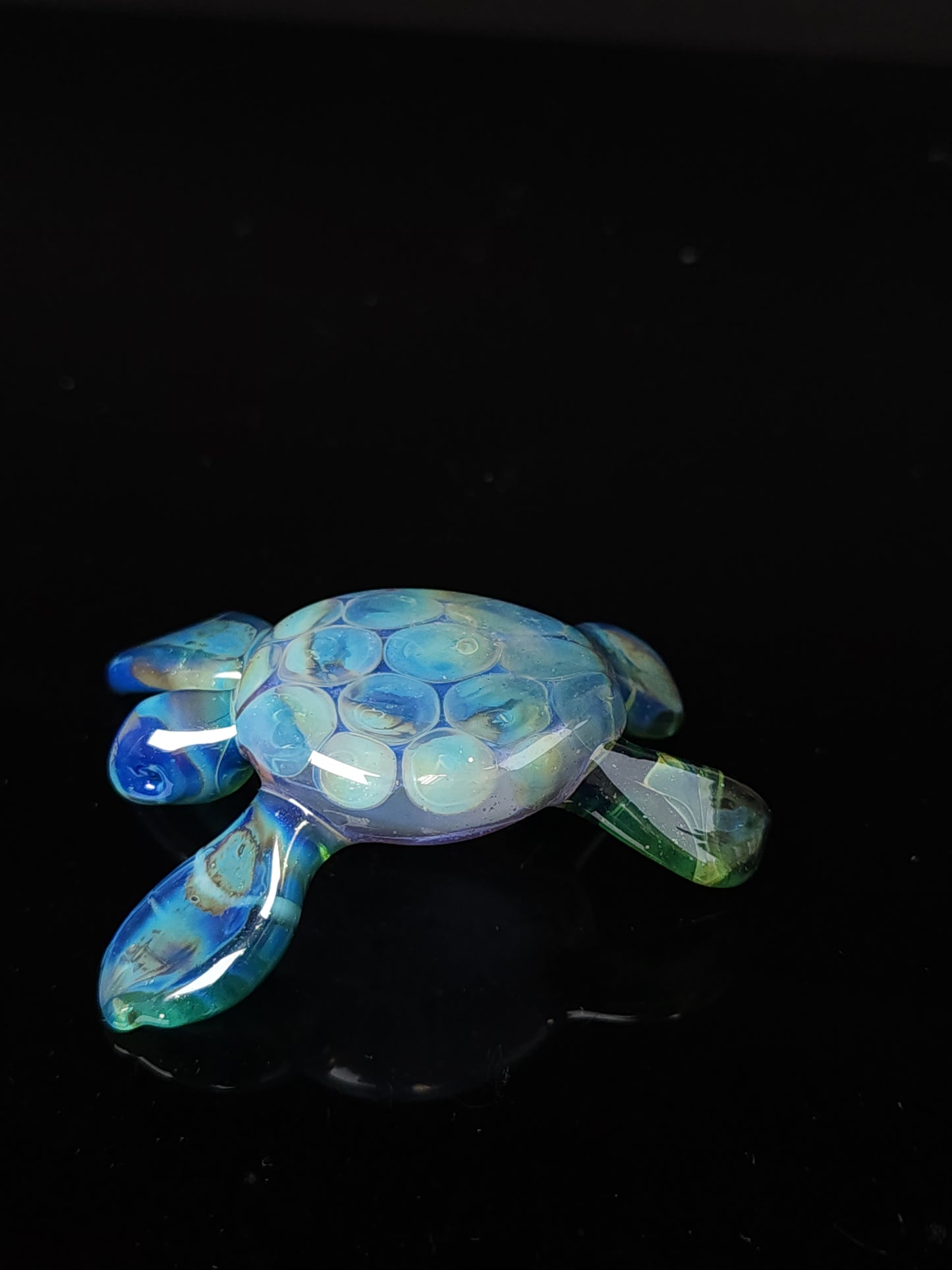 Turquoise Sparkle Sea Turtle