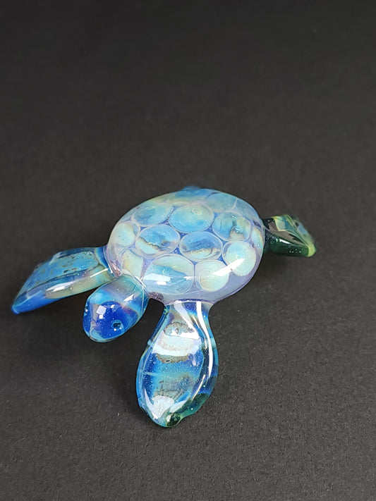 Turquoise Sparkle Sea Turtle