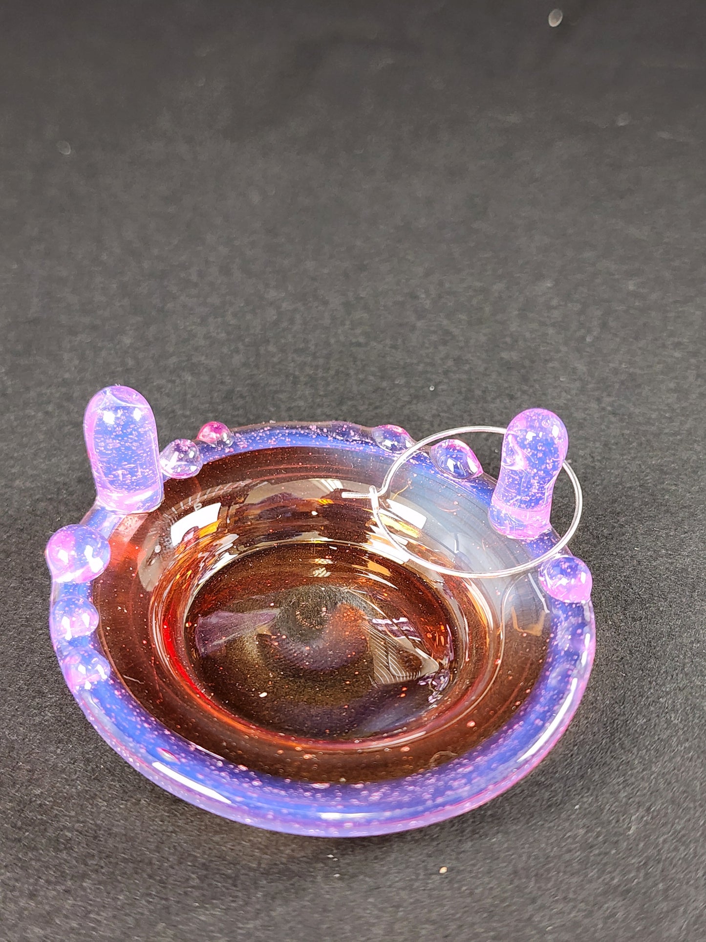 Orange Purple Dish