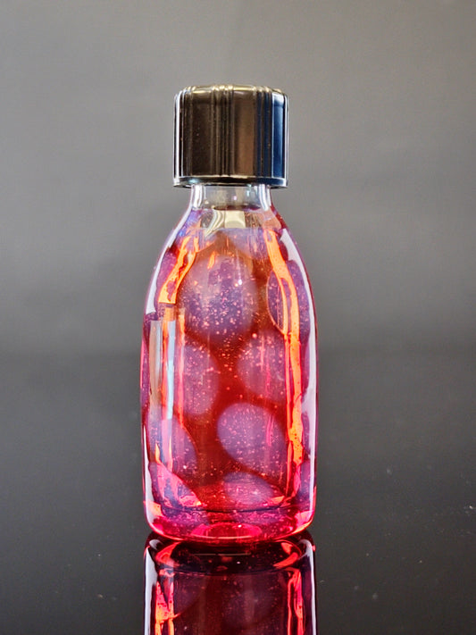 Transparent Red Spray Bottle