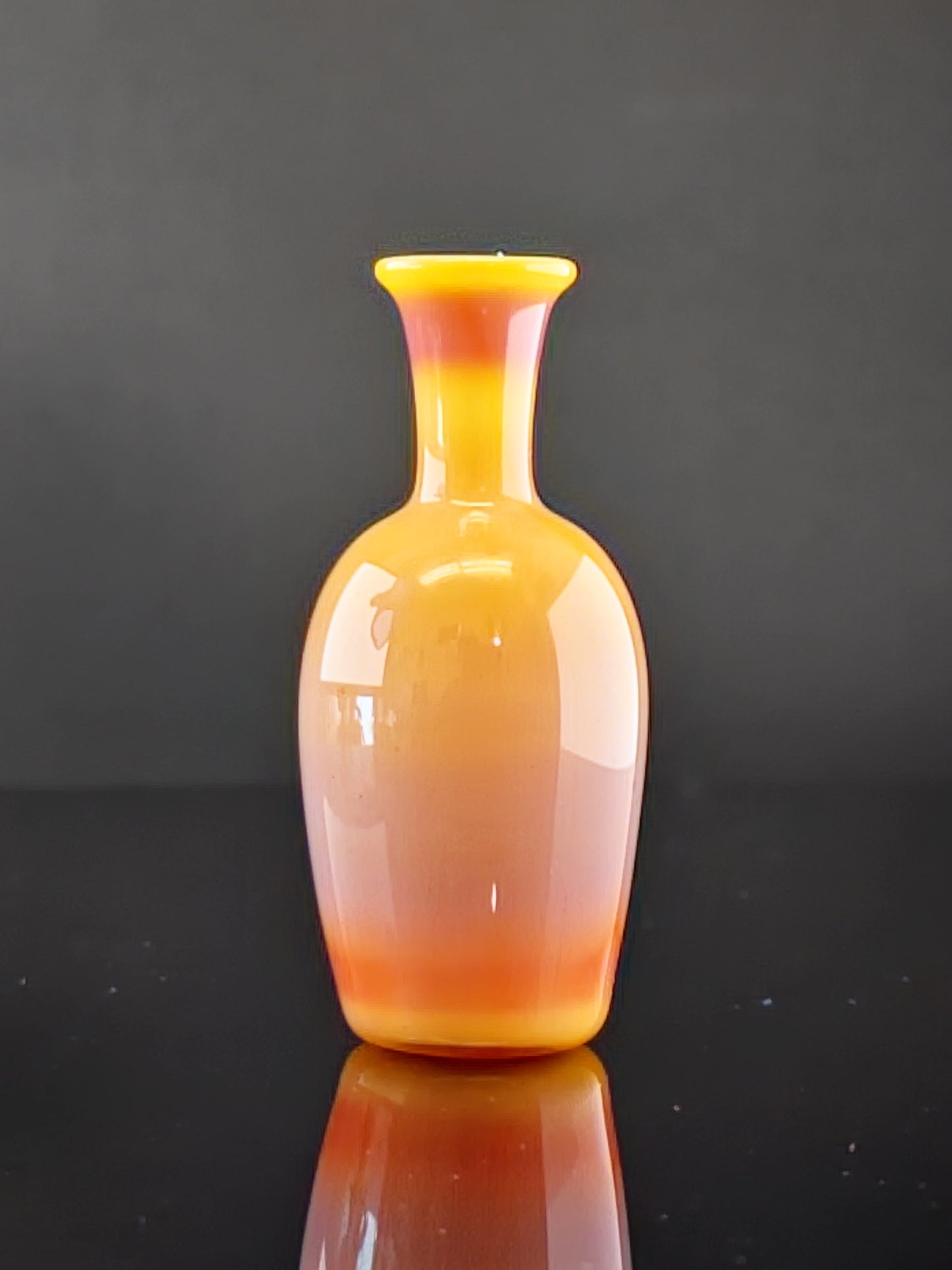 Orange/Pink Mini Vase