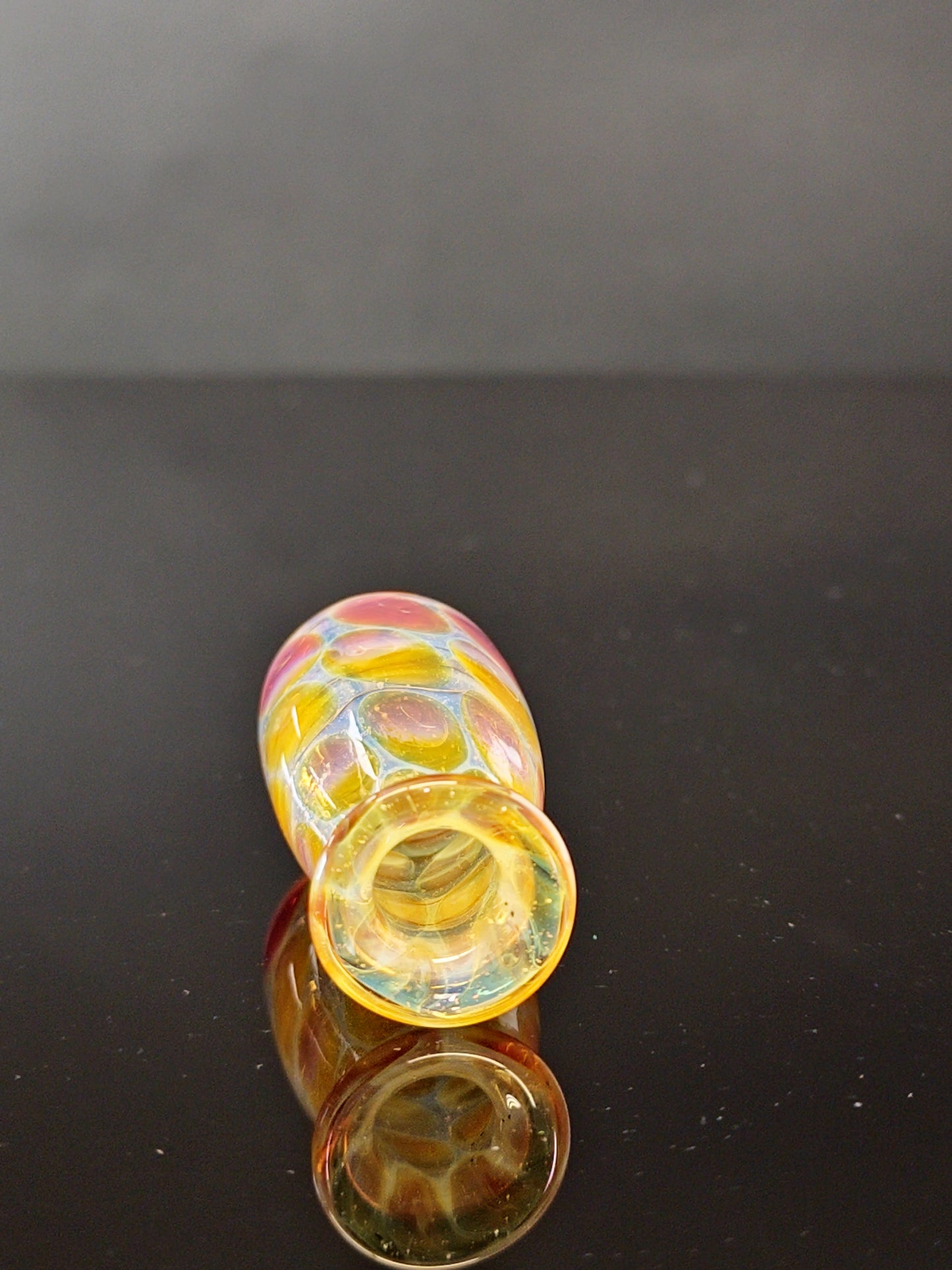 White/Amber/Purple Mini Vase