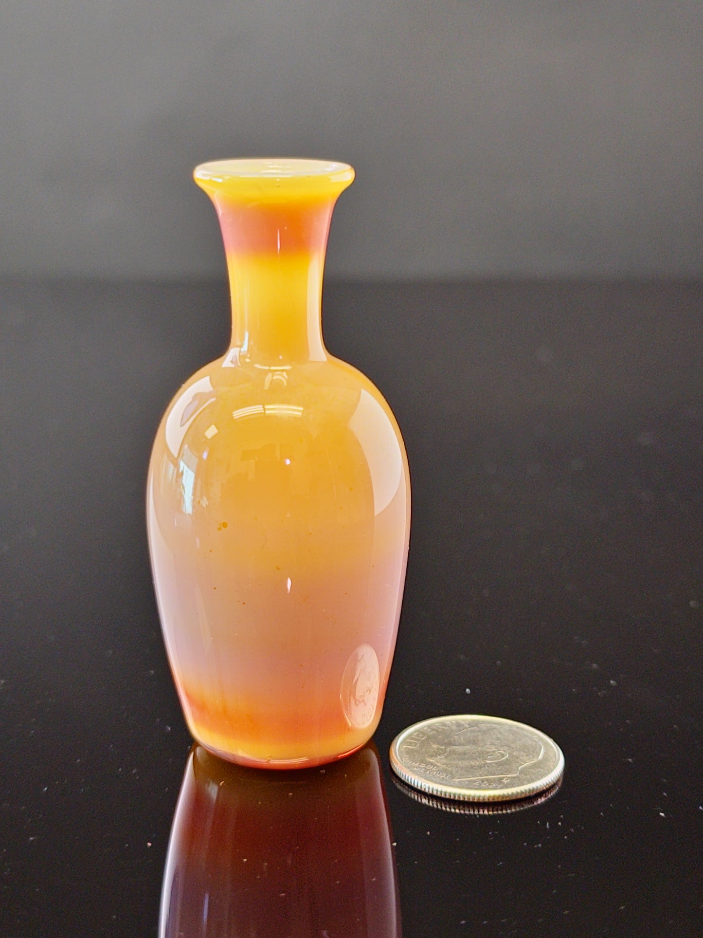 Orange/Pink Mini Vase