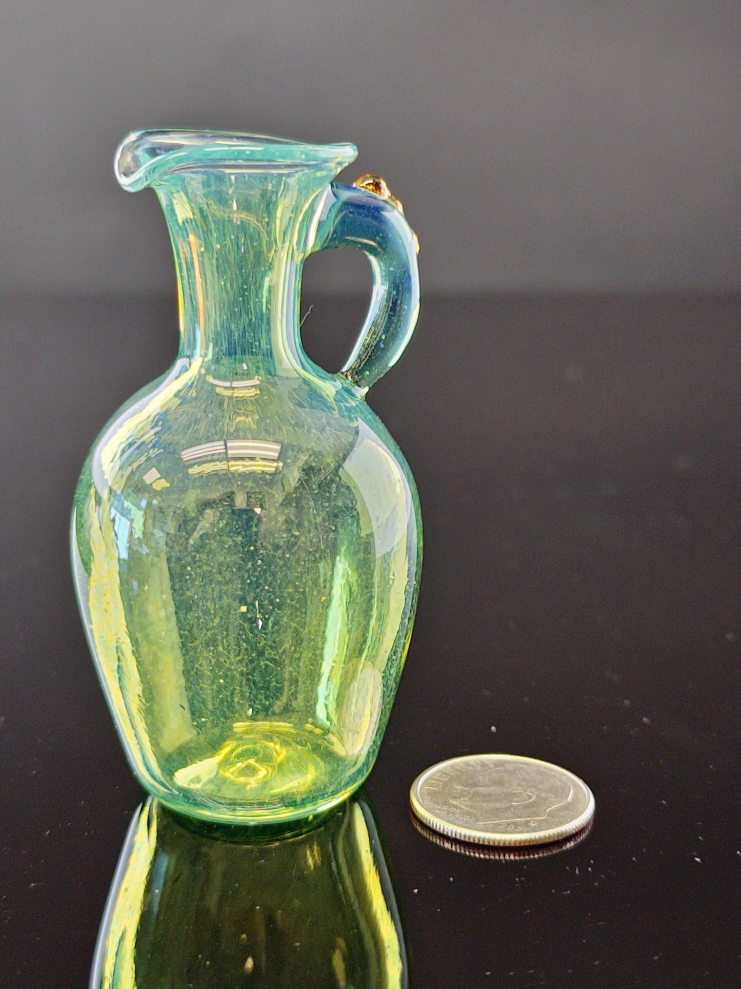 Transparent Green Mini Pitcher