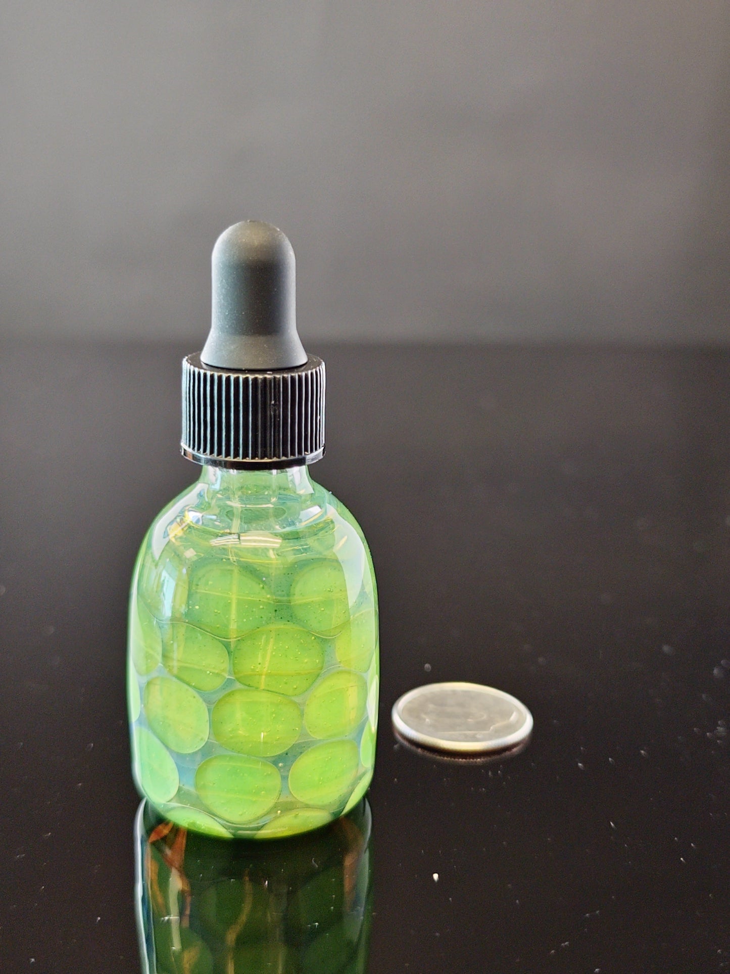 Green/Yellow Honeycomb Vial