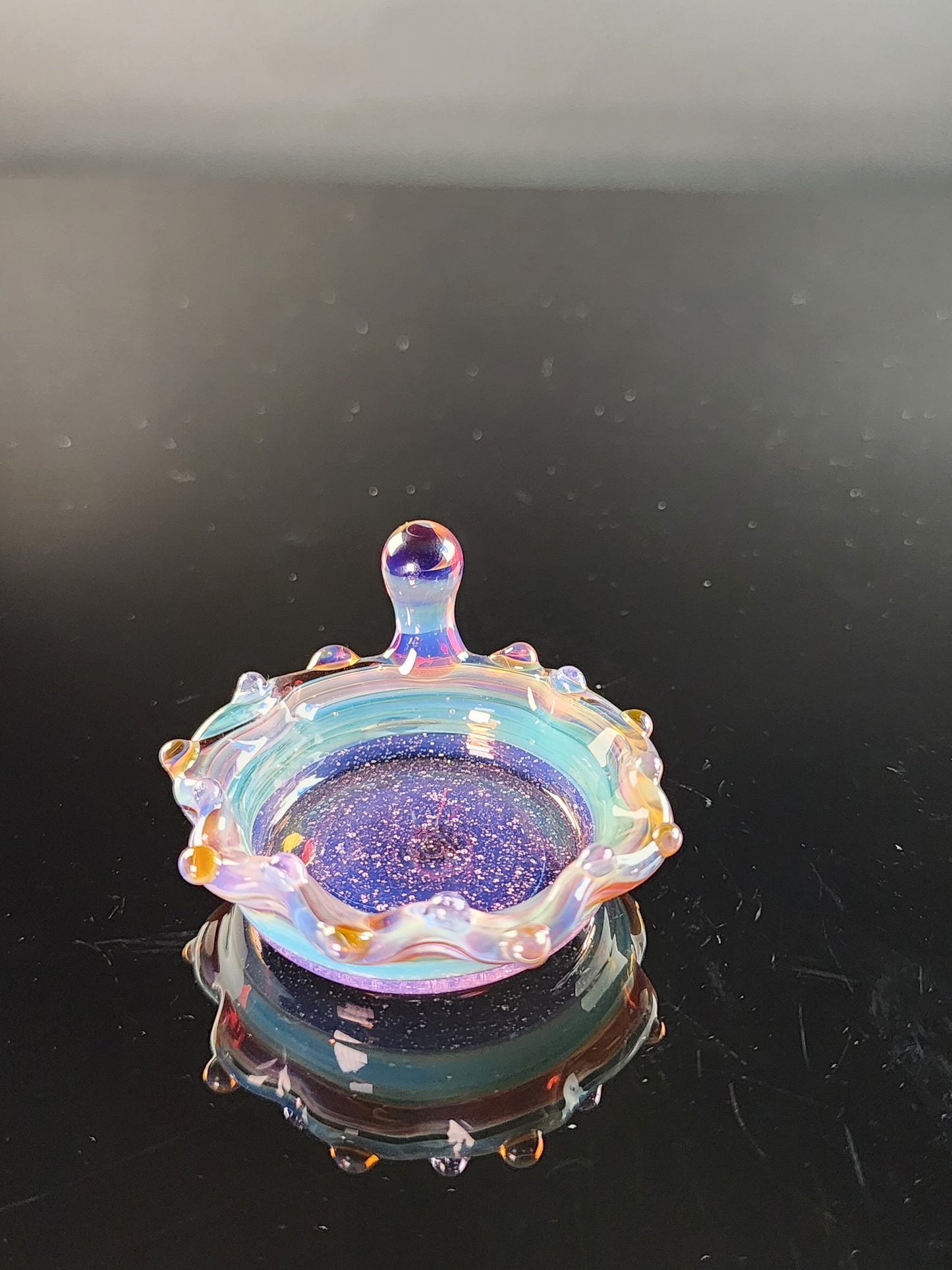 Blue-Purple Wavy Dish