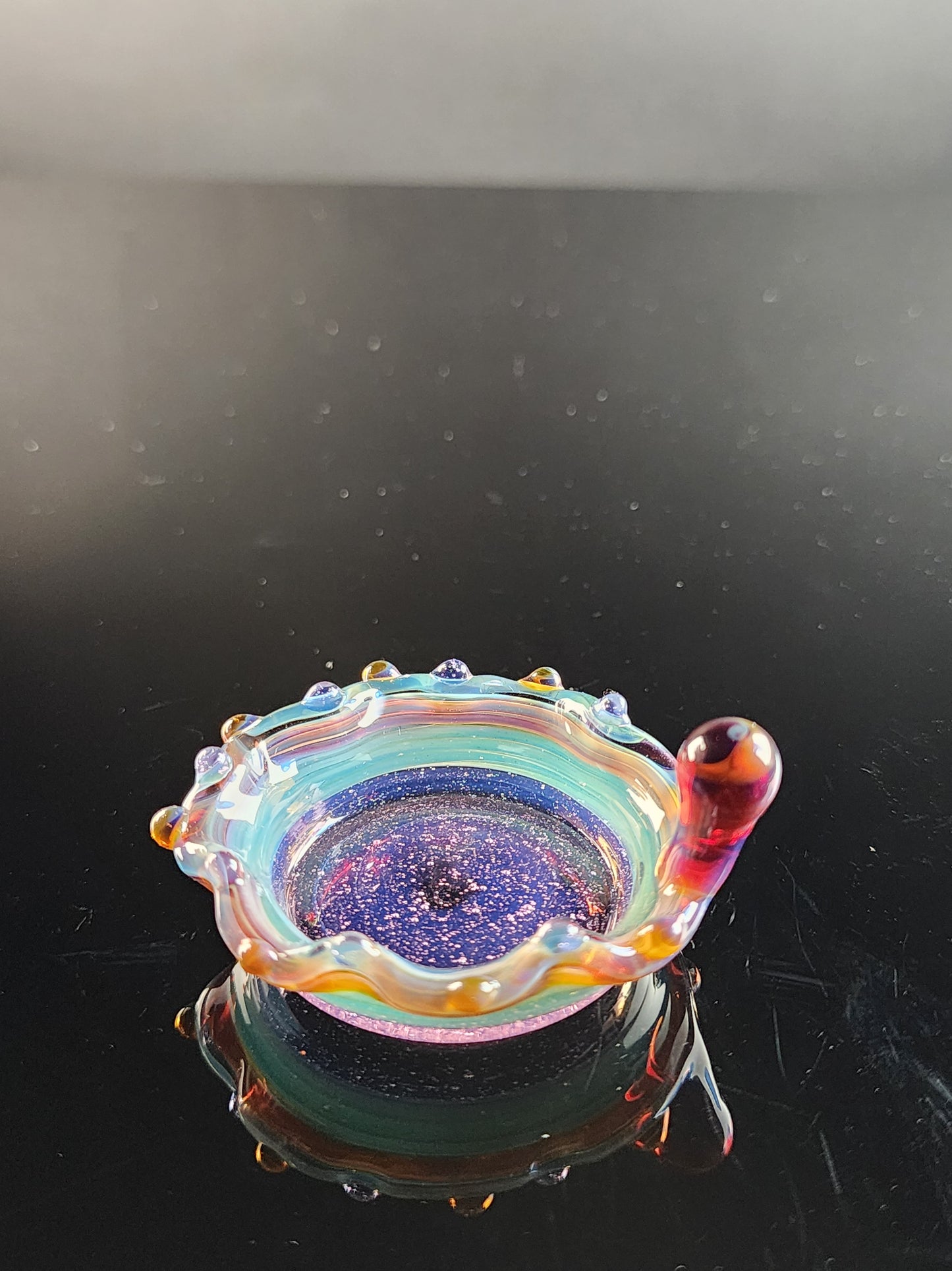 Blue-Purple Wavy Dish